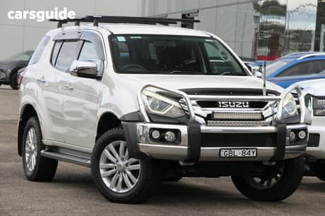 White 2017 Isuzu MU-X Wagon Ls-U (4X4)