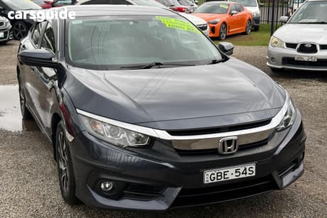 Blue 2017 Honda Civic Sedan Vti-S