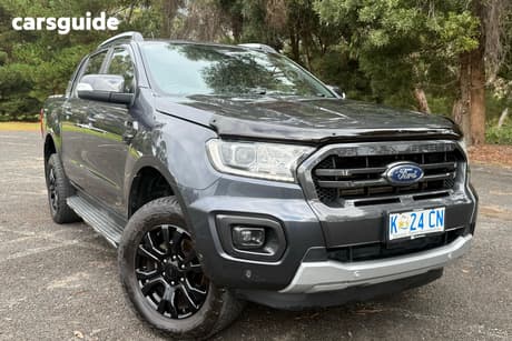 Grey 2022 Ford Ranger Double Cab Pick Up Wildtrak 2.0 (4X4)
