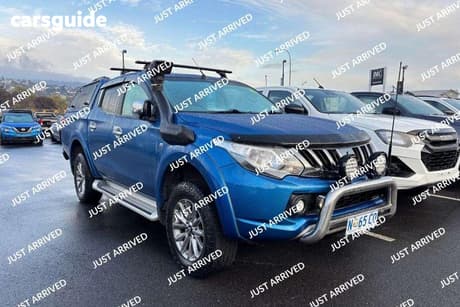 Blue 2018 Mitsubishi Triton Dual Cab Utility Gls (4X4)