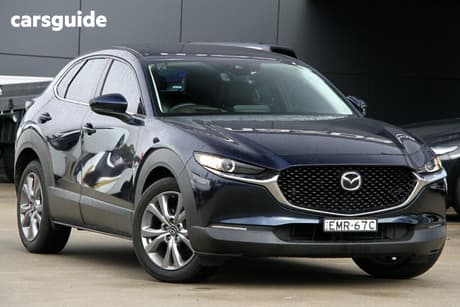 Blue 2020 Mazda CX-30 Wagon G25 Touring (Fwd)