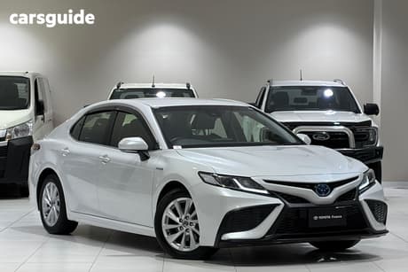 White 2024 Toyota Camry Sedan Ascent Sport Hybrid
