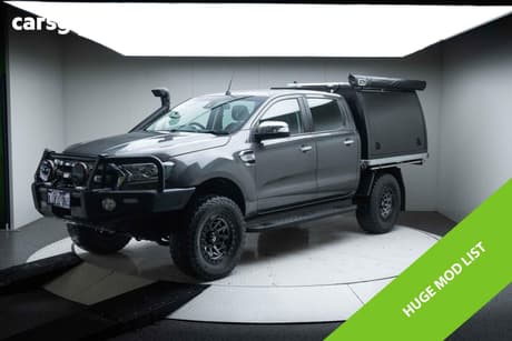 Grey 2017 Ford Ranger Dual Cab Utility Xlt 3.2 (4X4)