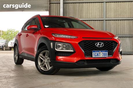 Orange 2018 Hyundai Kona Wagon Active