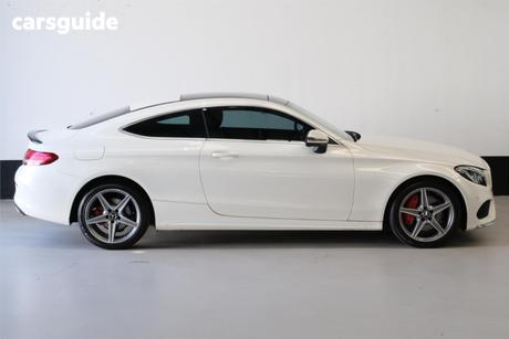 White 2016 Mercedes-Benz C200 Coupe
