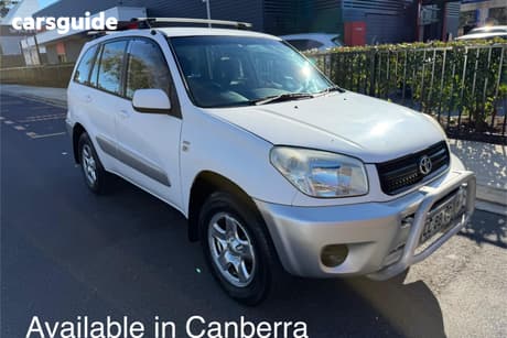 White 2004 Toyota RAV4 Wagon Cv (4X4)