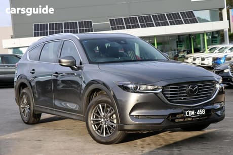 Grey 2022 Mazda CX-8 Wagon Touring (Awd)