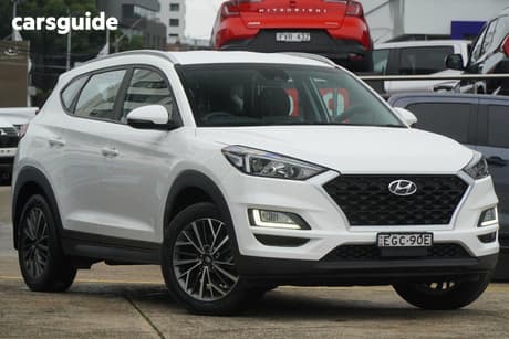 White 2020 Hyundai Tucson Wagon Active X (2Wd) Black Int