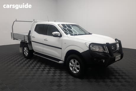 White 2015 Nissan Navara Cab Chassis Rx (4X4)