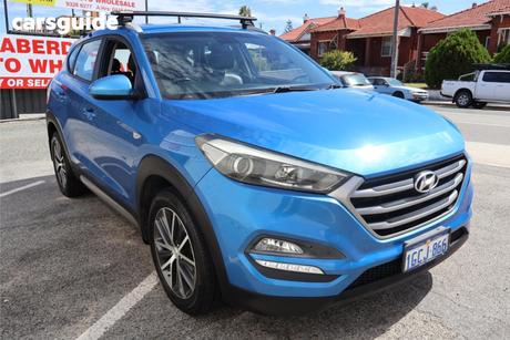 Blue 2017 Hyundai Tucson Wagon Active X (Fwd)