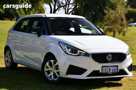 White 2020 MG MG3 Hatchback Core