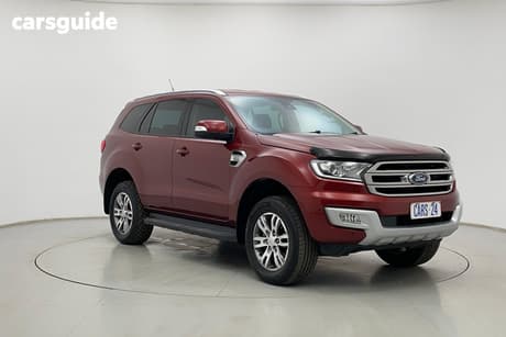 Orange 2016 Ford Everest Wagon Trend (Rwd)