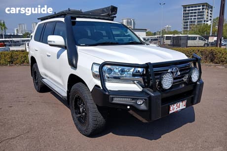 White 2021 Toyota Landcruiser Wagon Lc200 Gxl (4X4)