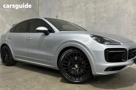 Silver 2022 Porsche Cayenne Coupe Gts