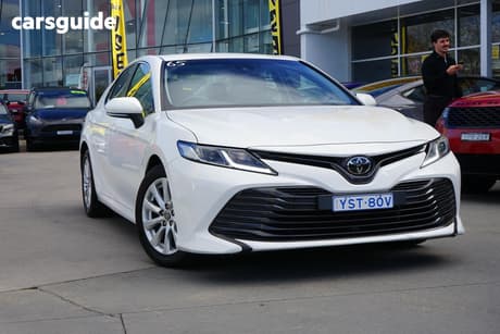 White 2020 Toyota Camry Sedan Ascent