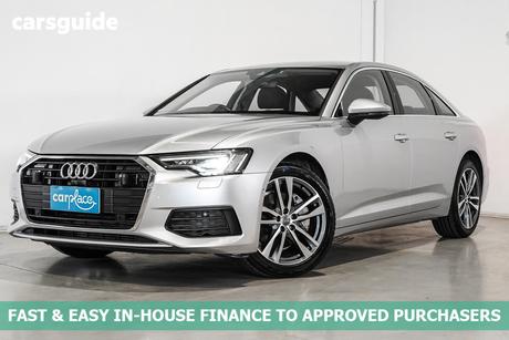 Silver 2019 Audi A6 Sedan 45 Tfsi Quattro (Hybrid)