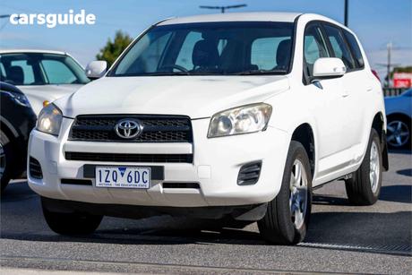 White 2010 Toyota RAV4 Wagon Cv (4X4)