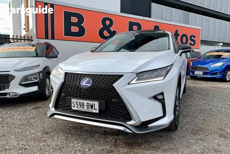 White 2016 Lexus RX450H Wagon F Sport Hybrid