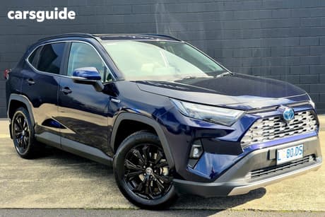 Blue 2023 Toyota RAV4 Wagon Cruiser (2Wd) Hybrid
