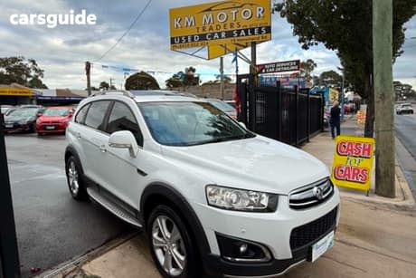 White 2015 Holden Captiva Wagon 7 Ltz (4X4)