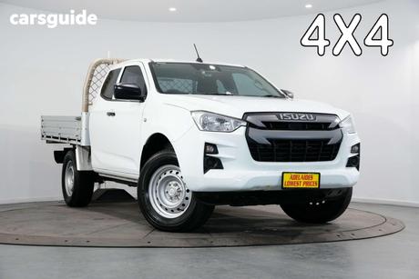 White 2021 Isuzu D-MAX Space Cab Chassis Sx (4X4)