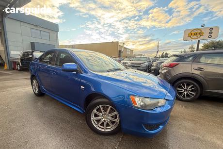 Blue 2012 Mitsubishi Lancer Sedan Es
