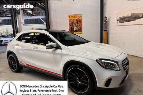 White 2018 Mercedes-Benz GLA220 Wagon D