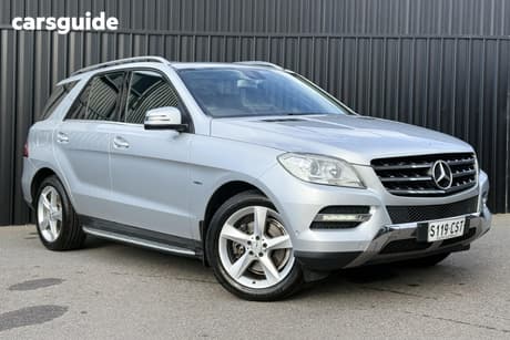 Silver 2012 Mercedes-Benz ML250 Wagon Cdi Bluetec (4X4)