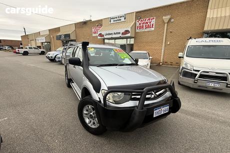 Silver 2013 Mitsubishi Triton Double Cab Utility Glx (4X4)