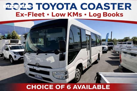 White 2023 Toyota Coaster OtherCar STANDARD