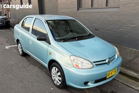 Blue 2005 Toyota Echo Sedan