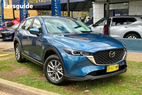 Blue 2023 Mazda CX-5 Wagon G20 Maxx (Fwd)