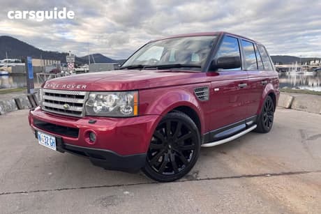 Burgundy 2009 Land Rover Range Rover Sport Wagon 3.6 Tdv8
