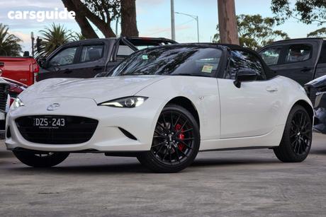White 2026 Mazda MX-5 Convertible G20 Roadster Gt Rs