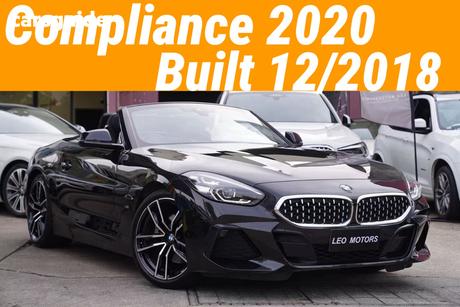 Black 2018 BMW Z4 Roadster Sdrive 20I M-Sport