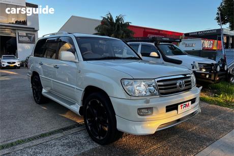 White 1999 Toyota Landcruiser Wagon Gxv (4X4)