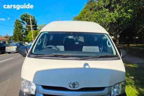 White 2018 Toyota HiAce Bus Commuter