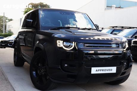Black 2025 Land Rover Defender Wagon 110 D350 X-Dynamic Hse (257Kw)