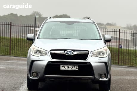Silver 2013 Subaru Forester Wagon 2.0Xt Premium