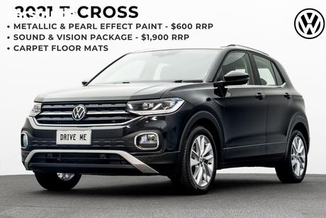Black 2021 Volkswagen T-Cross Wagon 85Tsi Style