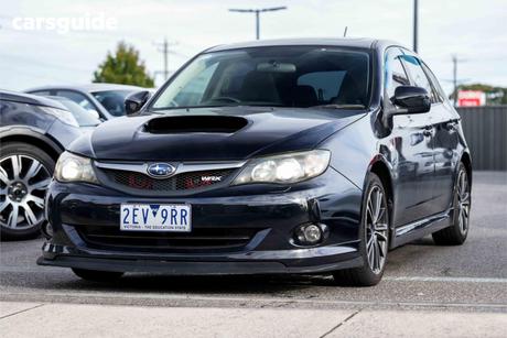 Black 2009 Subaru Impreza Hatchback Wrx (Awd)