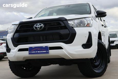 White 2023 Toyota Hilux Double Cab Pick Up Workmate Hi-Rider (4X2)