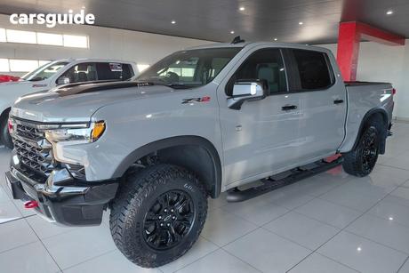 Grey 2025 Chevrolet Silverado Crew Cab Pickup 1500 Zr2