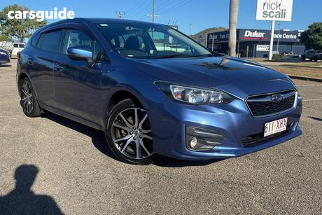 Blue 2017 Subaru Impreza Hatchback 2.0L (Awd)