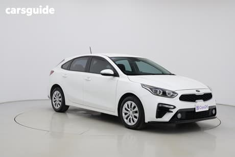 White 2021 Kia Cerato Hatchback S
