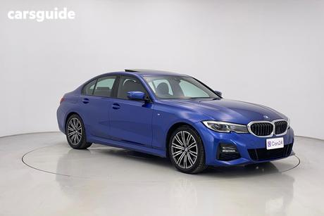Blue 2021 BMW 320I Sedan M Sport