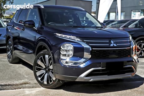 Blue 2025 Mitsubishi Outlander Wagon Aspire 7 Seat (Awd)