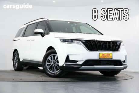 White 2022 Kia Carnival Wagon S