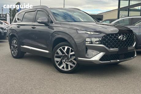 Grey 2023 Hyundai Santa FE Wagon Highlander Mpi (2Wd)