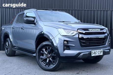 Grey 2023 Isuzu D-MAX Crew Cab Utility X-Terrain (4X4)